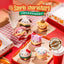 Sanrio Characters Hamburger Plush Squeezable Toy