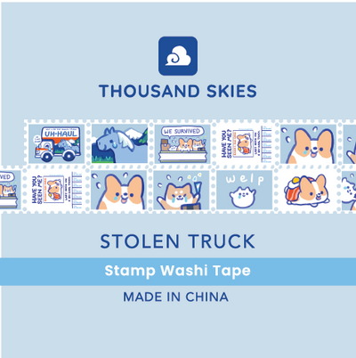 Stamp Washi Tape - Stolen Truck