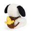 Bon Ton Toys Plush PEANUTS SNOOPY with Woodstock in Backpack 8"