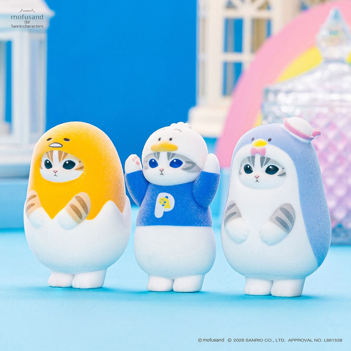 mofusand x Sanrio Characters Fluffy Flock Figure Collection Vol. 2