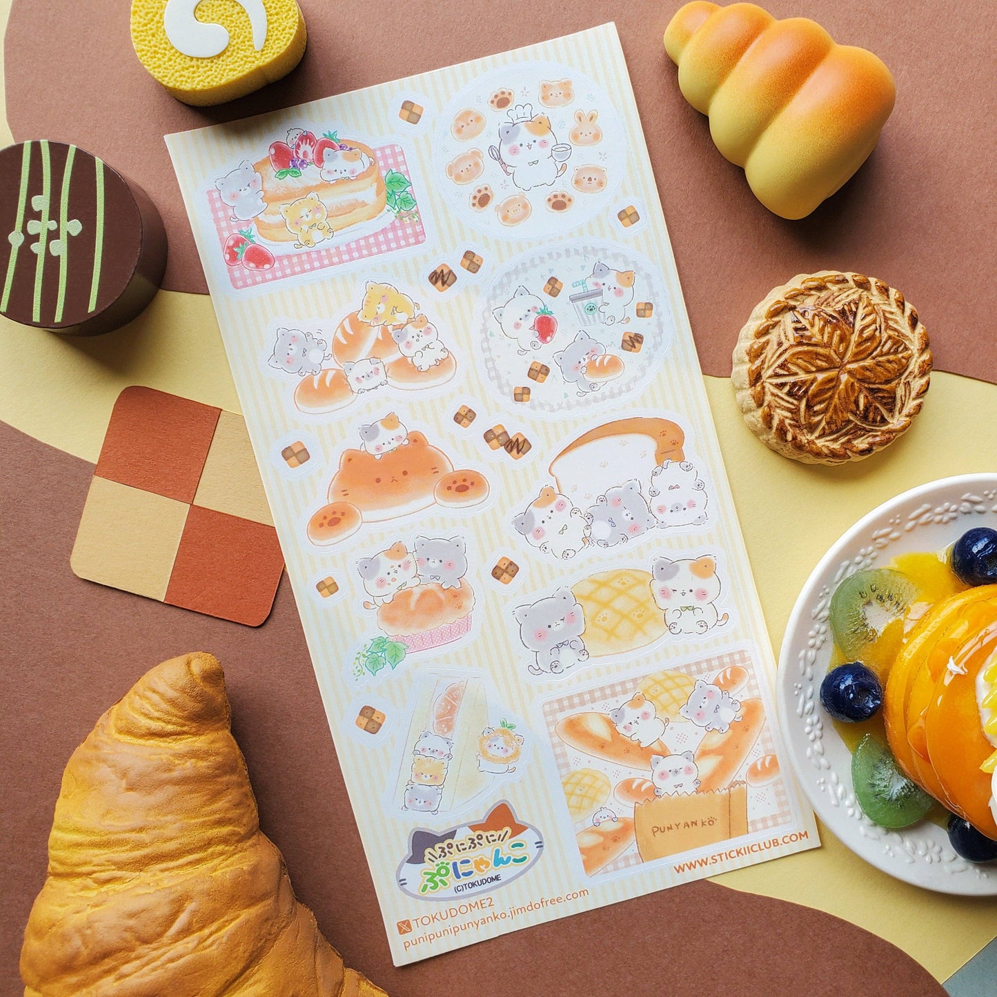 Meowgical Bakery Sticker Sheet