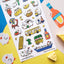 Duckies Do Italy Sticker Sheet