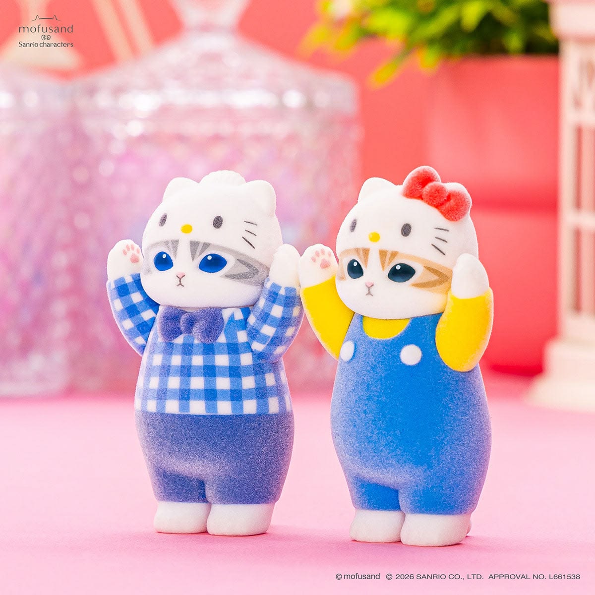 mofusand x Sanrio Characters Fluffy Flock Figure Collection Vol. 1
