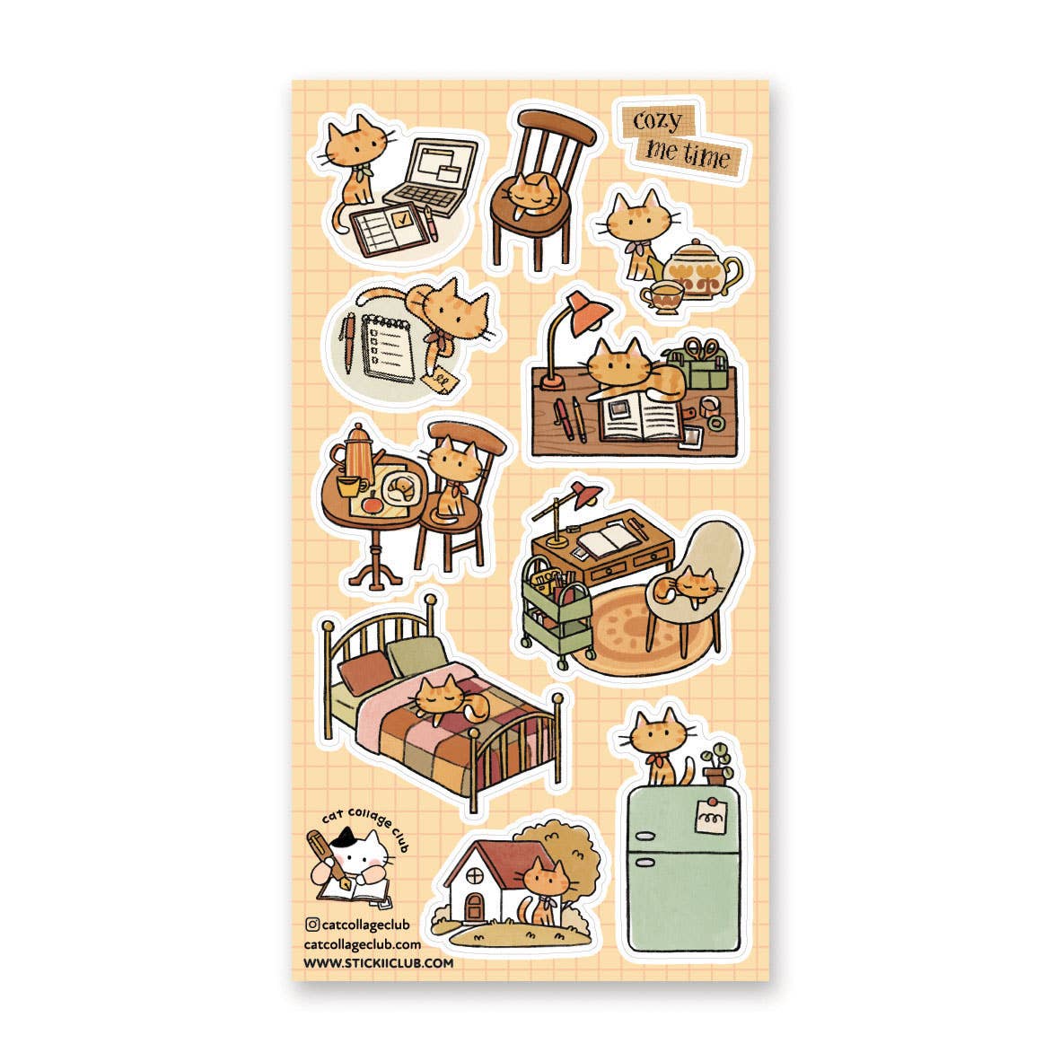Cozy Me Time Sticker Sheet