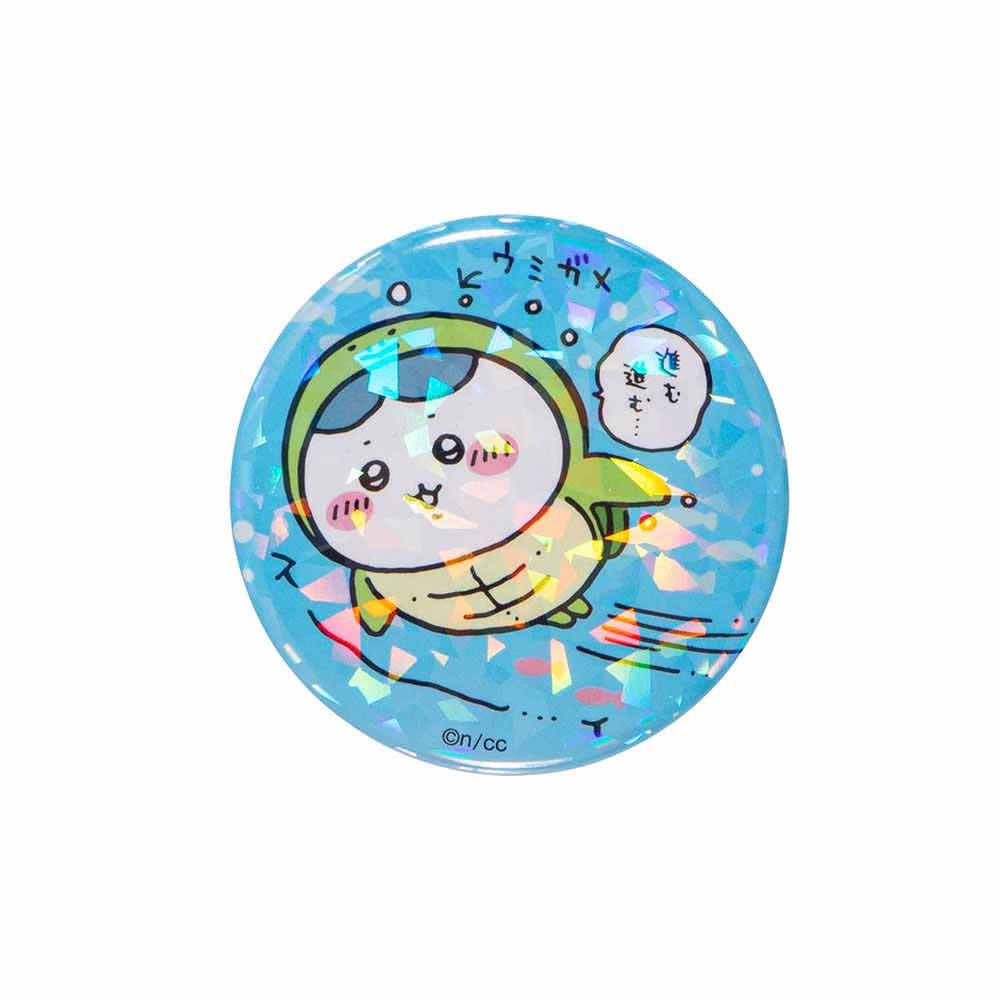 Chiikawa Aquarium Hologram Can Badge Collection