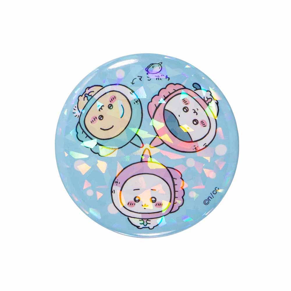 Chiikawa Aquarium Hologram Can Badge Collection