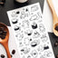 Caffeine Cats 2 Sticker Sheet