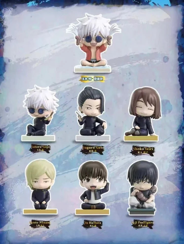 EAKI Jujutsu Kaisen Cute Sitting Series Figure Blind Box