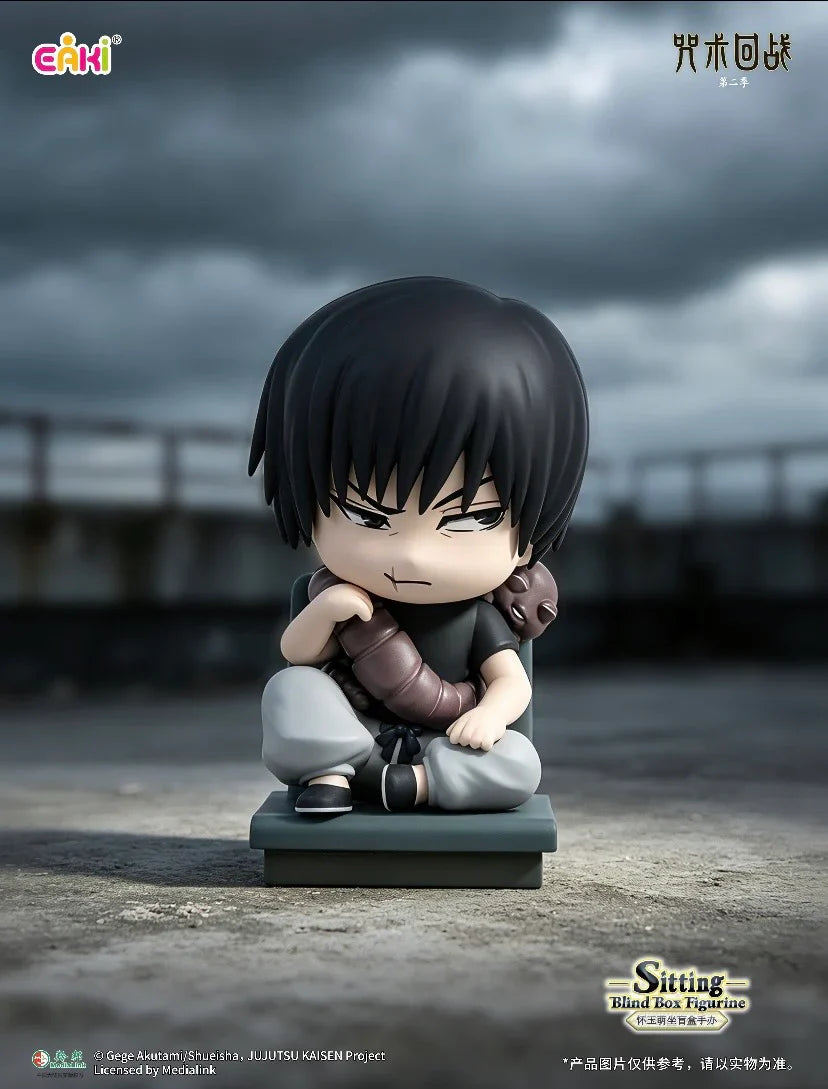 EAKI Jujutsu Kaisen Cute Sitting Series Figure Blind Box