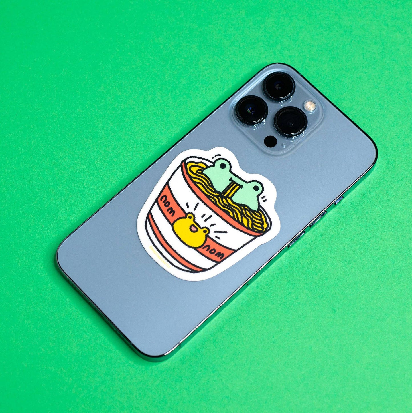Instant Ramen Frog Sticker