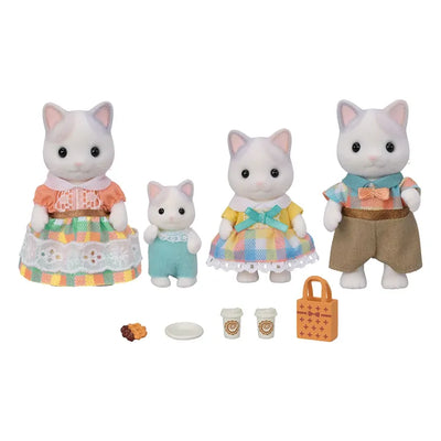 Calico Critters Latte Cat Family