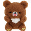Japan San-X Tenori Plush (SS) Set - Rilakkuma : Chairoikoguma's Kumakyun Days