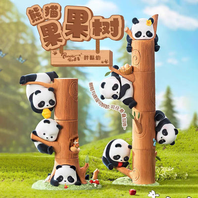 Panda Roll Fat Baby Panda Fruit Tree Stacking Blind Box Figure