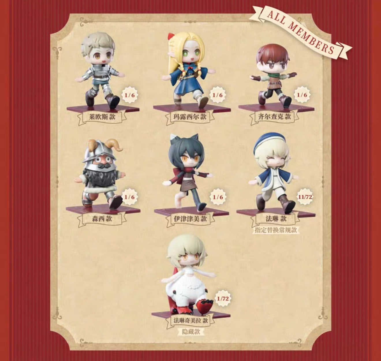 Delicious in Dragon Hand in Hand Series Blind Box Figurines