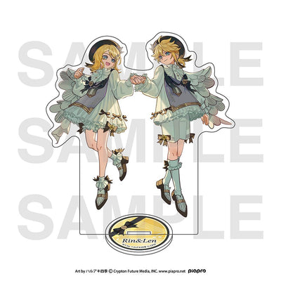 Hatsune Miku Symphony Collaboration Cafe 10th Anniversary Party Life-size Acrylic Stands: Kagamine Rin & Kagamine Len