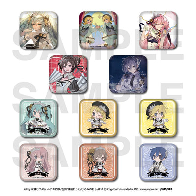 Hatsune Miku Symphony Collaboration Cafe 10th Anniversary Party Trading Square Can Badge