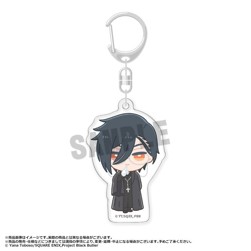 Black Butler -Boarding School Arc- Fuwarume Trading Acrylic Keychains