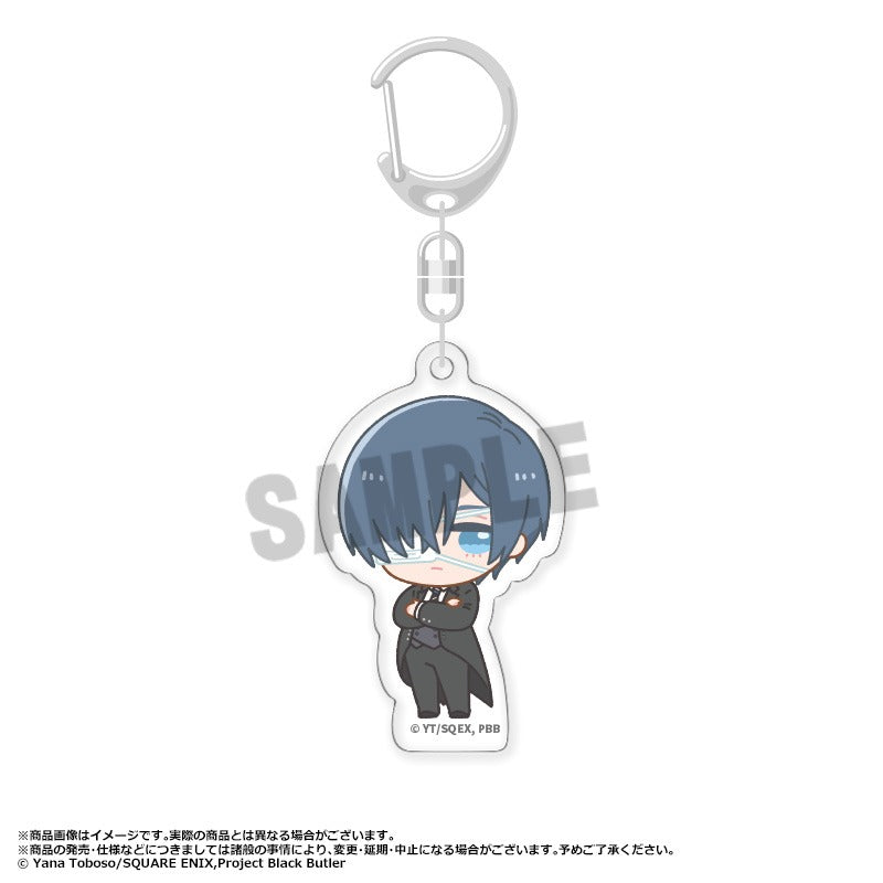 Black Butler -Boarding School Arc- Fuwarume Trading Acrylic Keychains