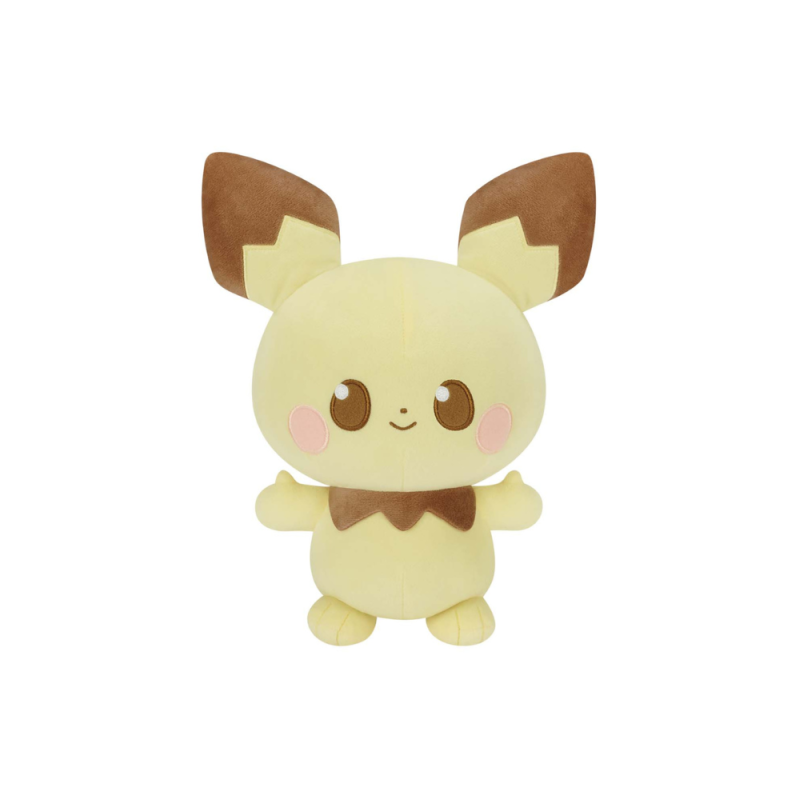 Poképies Mofugutto Plush Toy - Pichu, Rowlet