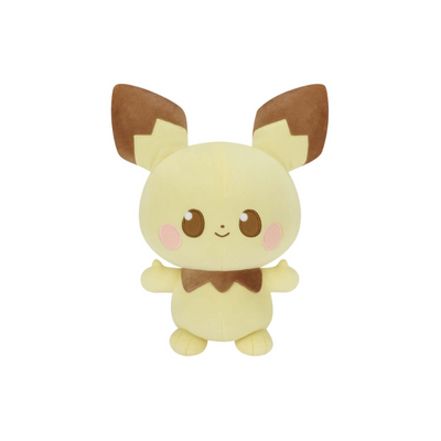 Poképies Mofugutto Plush Toy - Pichu, Rowlet