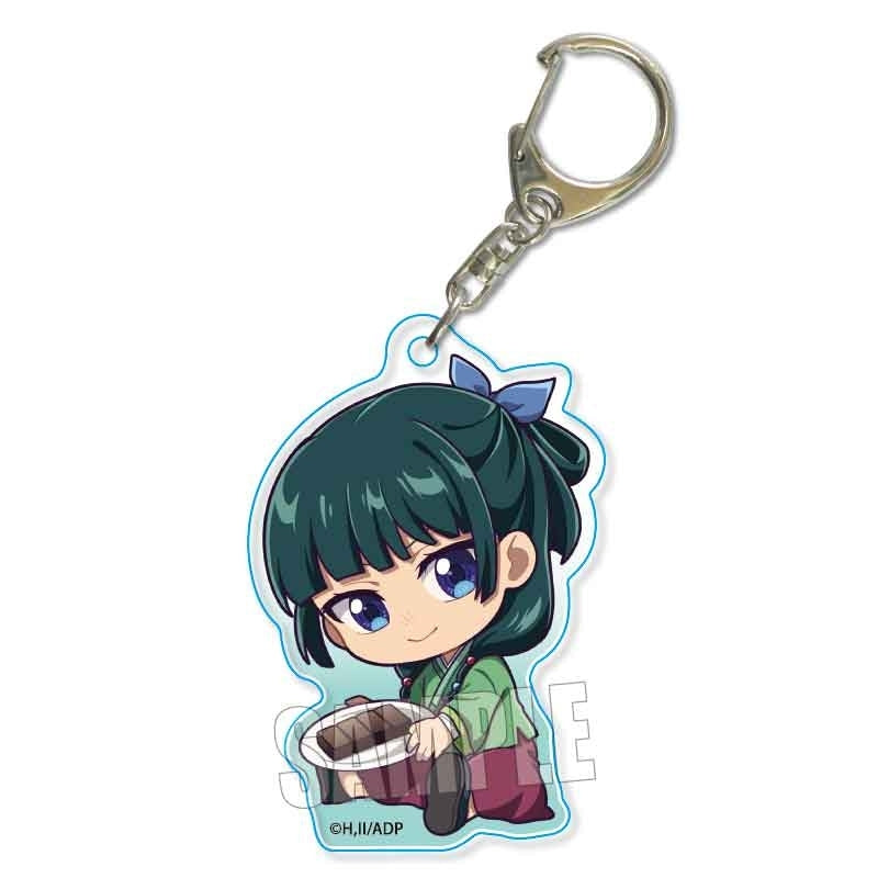 Gyugyutto Acrylic Keychain: The Apothecary Diaries - Maomao (Chocolate)