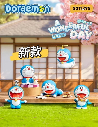 52TOYS - Doraemon's Wonderful Day Wind-up Figurine Blind Box