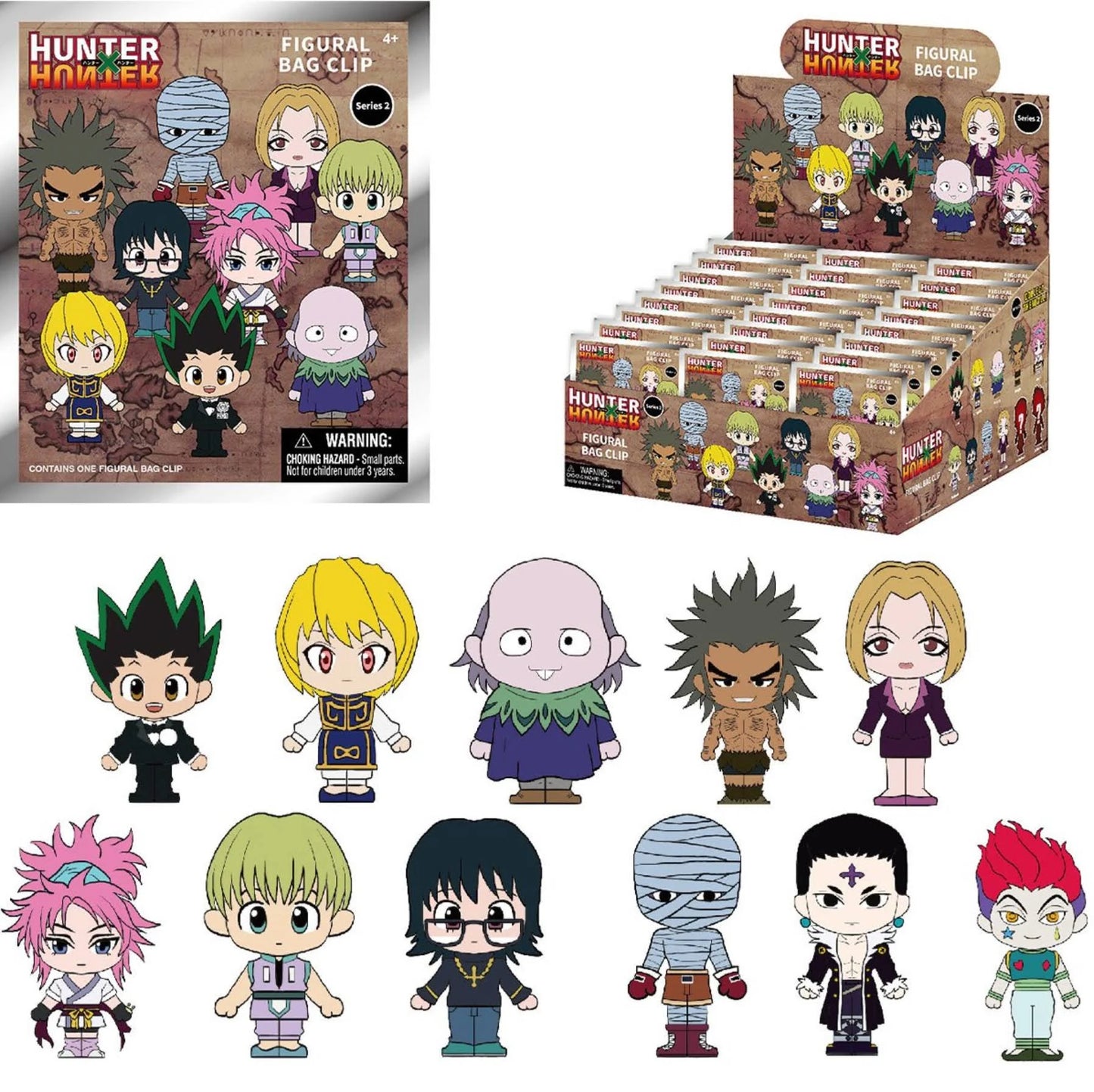 Hunter x Hunter Series 2 3D Foam Bag Clip