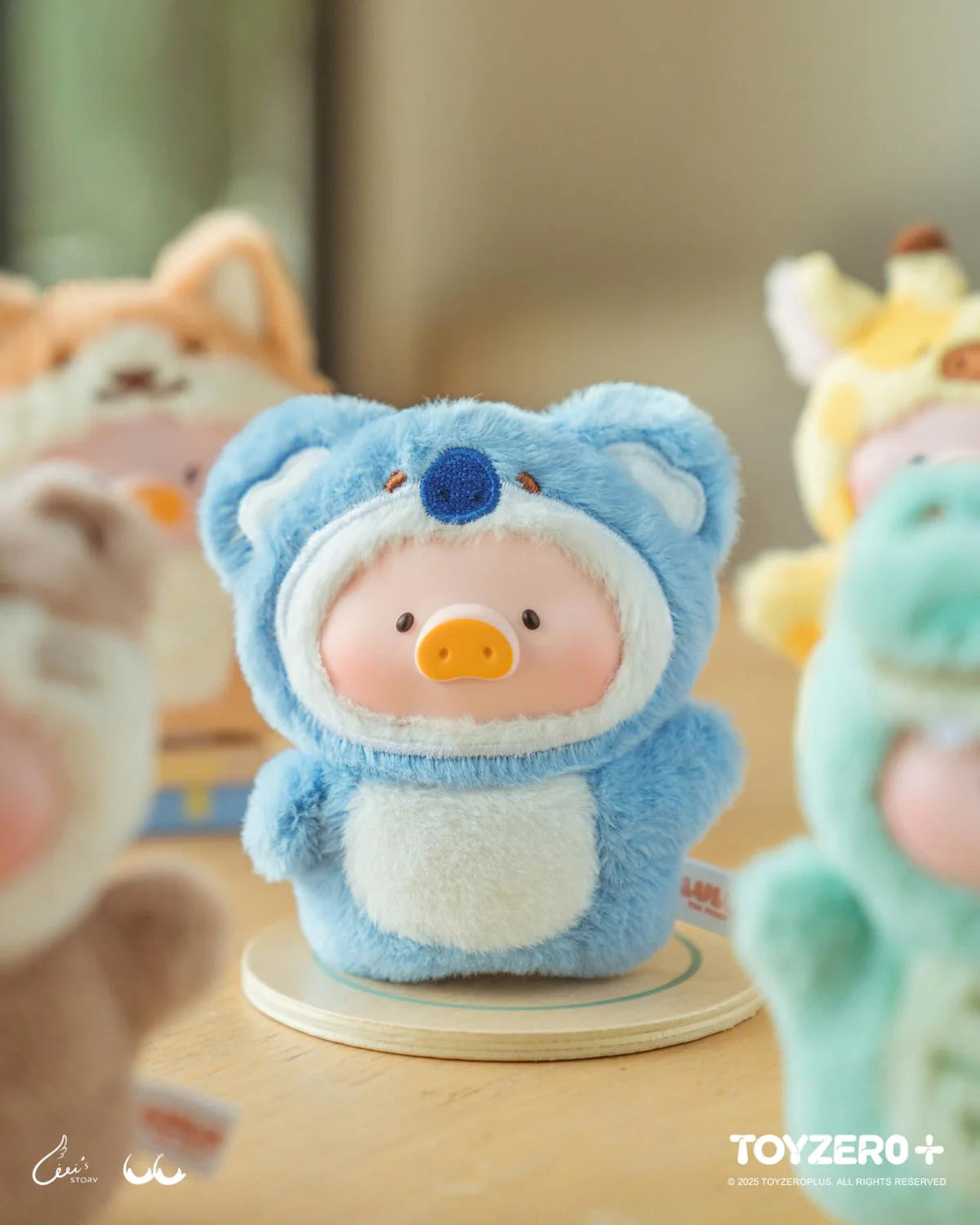 LuLu the Piggy Animal Party - Puppet Show PVC Face Plush Keychain (Blindbox)