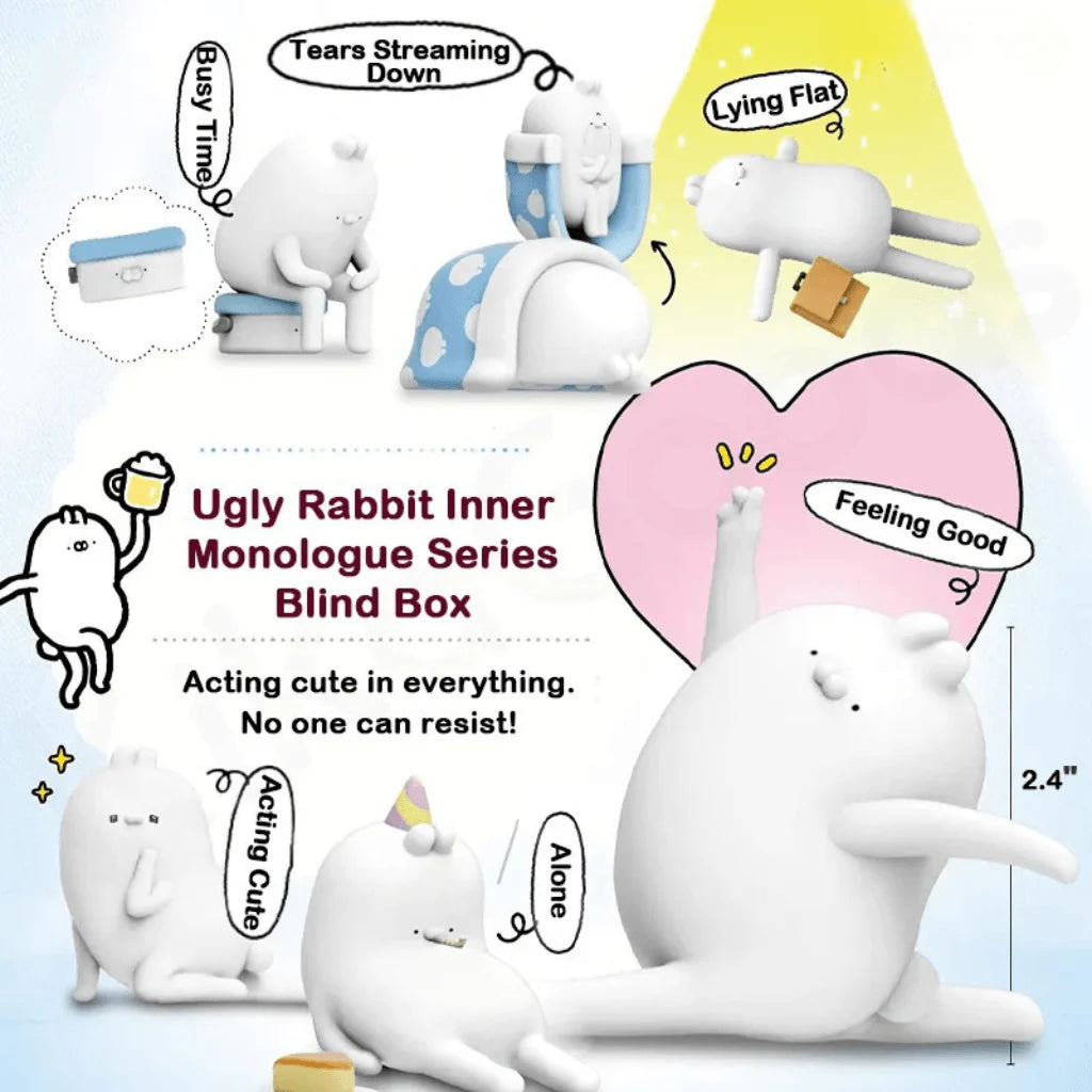 Jinart Ugly Rabbit Inner Theater Figure Blind Box