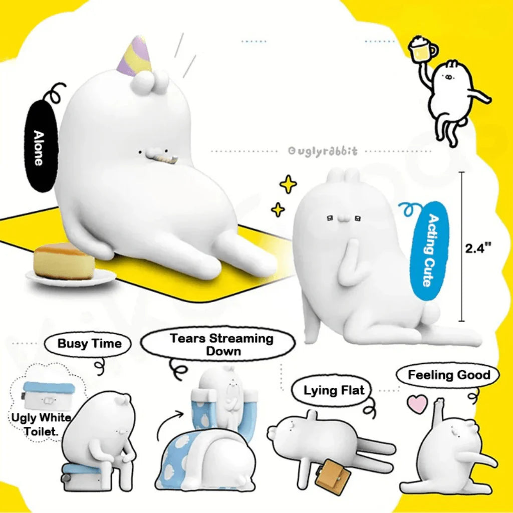 Jinart Ugly Rabbit Inner Theater Figure Blind Box
