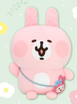 Kanahei's Small Animals Yuru Amusement x Sanrio Characters Plush Toy Usagi & My Melody